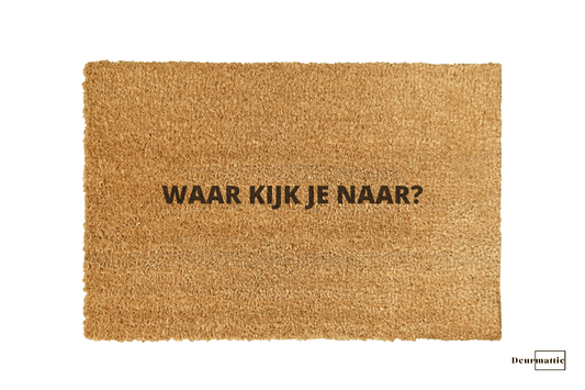 Deurmat kokos - WAAR KIJK JE NAAR?